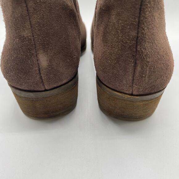 Lucky Brand Benissa Brown Suede Booties Size‎ 6 - Picture 8 of 9